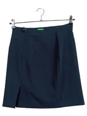 Vorschaubild 1 von BENETTON Damen Faltenrock Gr. 36 Blau Business Rock