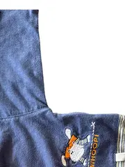 Vorschaubild 4 von Langarmshirt Gr. 62 Hase Motiv Blau Gestreift Kinder Baumwolle