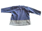 Vorschaubild 2 von Langarmshirt Gr. 62 Hase Motiv Blau Gestreift Kinder Baumwolle
