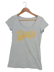 Vorschaubild 1 von Damen T-Shirt Denim Girl Grau Gr. 36/S Casual Kurzarm