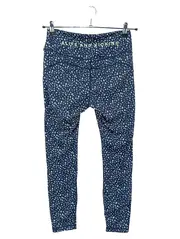 Vorschaubild 2 von Damen Leggings L 40 Blau Sportlich Floral Muster