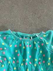 Vorschaubild 7 von Kinder Mädchen T-Shirt Gr. 56 Türkis Farbenfroh mit Punkten