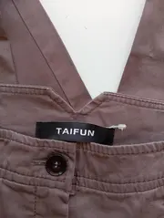 Vorschaubild 3 von TAIFUN Damen Stoffhose Gr. 36 S Braun Casual Elegant Business Hose