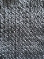 Vorschaubild 5 von Damen Fellweste Kunstpelz Zopfmuster Gr. 34/S Grau Elegant