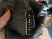 Vorschaubild 6 von Damen Fellweste Kunstpelz Zopfmuster Gr. 34/S Grau Elegant