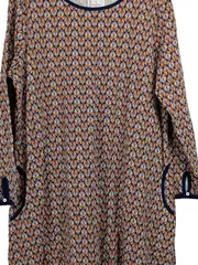 Vorschaubild 5 von Damen Freizeitkleid Gr. 42;XL Mehrfarbig Grafisch Baumwolle