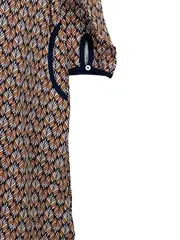 Vorschaubild 4 von Damen Freizeitkleid Gr. 42;XL Mehrfarbig Grafisch Baumwolle