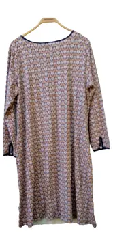 Vorschaubild 3 von Damen Freizeitkleid Gr. 42;XL Mehrfarbig Grafisch Baumwolle