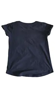 Vorschaubild 2 von Damen T-Shirt Gr. 38/M Blau Casual Baumwolle