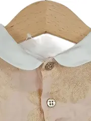 Vorschaubild 3 von Mädchen Bluse Gr. 98 Rosa Elegant Blumenmuster Langarm