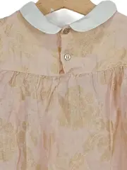 Vorschaubild 2 von Mädchen Bluse Gr. 98 Rosa Elegant Blumenmuster Langarm