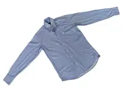 Vorschaubild 1 von Herren Freizeithemd Blau Gestreift Gr. 48/M Langarm Casual