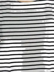 Vorschaubild 2 von Damen Ringelshirt T-Shirt Gr. 36/S Weiß Gestreift