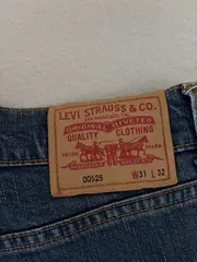 Vorschaubild 2 von 525 Damen Jeans Bootcut Flare 31x32 Blau Vintage Used