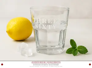 THREE SIXTY Trinkglas