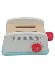 Vorschaubild 1 von Spielküche Zubehör Toaster Holz Mehrfarbig Kinder Spielzeug