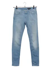 Vorschaubild 1 von Damen Jeans Slim Fit Blau Gr. W26 L32 Stretch Baumwolle