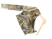 Vorschaubild 1 von Damen Langarmshirt 38/M Grün Modern Abstrakt One-Shoulder Cropped