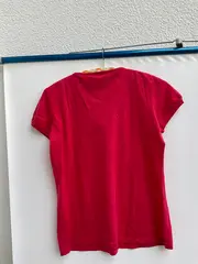 Vorschaubild 2 von Damen T-Shirt Gr. 38;M Rot Casual Baumwolle