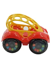 Vorschaubild 1 von Rattle & Roll Auto Motorikspielzeug Baby Rassel Spielzeug Rot Gelb