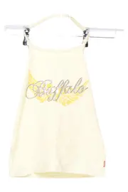 Vorschaubild 1 von Top Kinder Gr. 146 Gelb Casual Logo-Print Baumwolle