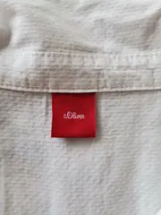 Vorschaubild 4 von Kinder Bluse Mädchen Baumwolle Spitze Gr. 164 Weiß Casual Langarm