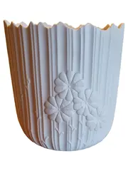 Vorschaubild 1 von Kaiser Blumen Relief Übertopf Porzellan Klassisch Weiß Zylindrisch 23cm