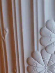 Vorschaubild 2 von Kaiser Blumen Relief Übertopf Porzellan Klassisch Weiß Zylindrisch 23cm