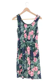 Vorschaubild 2 von Damen Sommerkleid 34/XS Mehrfarbig Blumenmuster Midikleid