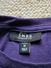 Vorschaubild 2 von Herren T-Shirt Gr. 48/M Lila Casual