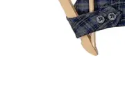 Vorschaubild 5 von Damen Freizeitkleid kariert Gr. 40 Mehrfarbig Viskose