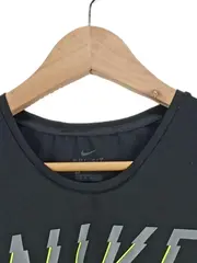 Vorschaubild 3 von Damen Sport Shirt Dri-Fit Logo Print Kurzarm Schwarz Gr. S