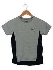 Vorschaubild 1 von Sport Shirt Kinder Gr. 140 Grau Kurzarm