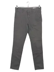 Vorschaubild 1 von Herren Stoffhose W30/L32 Grau Slim Chino Casual Hose