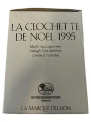 Vorschaubild 2 von Weihnachtsglocke 1995 Lappland Ole Winther Porzellan