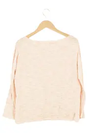 Vorschaubild 2 von Damen Pullover Gr. 38/M Orange Casual Strukturmuster