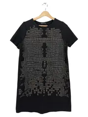 Vorschaubild 1 von Damen Kleid Schlangenmuster Schwarz Gr. M 38 Animal Print