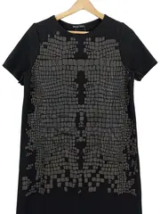 Vorschaubild 3 von Damen Kleid Schlangenmuster Schwarz Gr. M 38 Animal Print