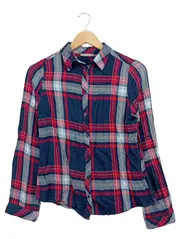 Vorschaubild 1 von Damen Hemdbluse Karo Gr. 34 XS Mehrfarbig Viskose Casual