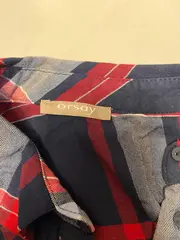 Vorschaubild 5 von Damen Hemdbluse Karo Gr. 34 XS Mehrfarbig Viskose Casual