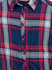 Vorschaubild 4 von Damen Hemdbluse Karo Gr. 34 XS Mehrfarbig Viskose Casual