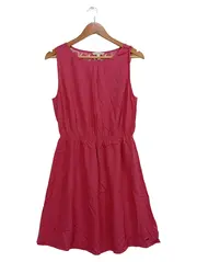 Vorschaubild 1 von Freizeitkleid Damen Gr. 38/M Pink Casual Viskose