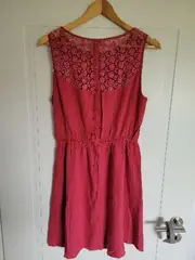 Vorschaubild 2 von Freizeitkleid Damen Gr. 38/M Pink Casual Viskose