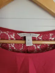 Vorschaubild 3 von Freizeitkleid Damen Gr. 38/M Pink Casual Viskose