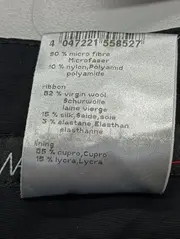 Vorschaubild 4 von Bleistiftrock Damen Gr. 36/S Schwarz Business Falten 57cm