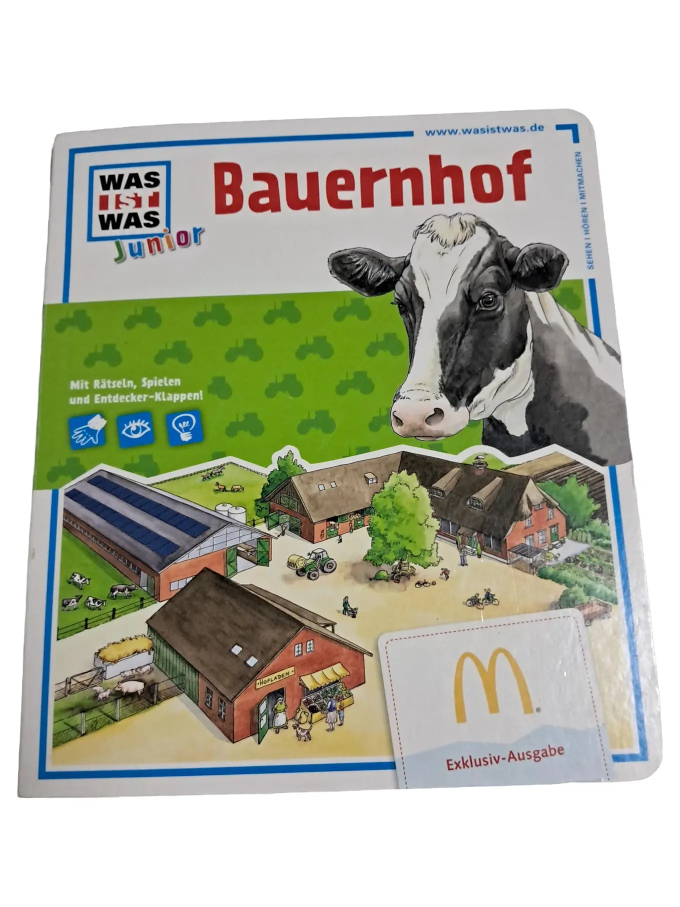 WAS IST WAS Junior Bauernhof Sachbuch Kinder Hardcover Tiere Natur