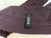 Vorschaubild 3 von Herren Krawatte Rot Seide Business
