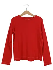 Vorschaubild 1 von Mädchen Langarmshirt Gr. 128x134 Rot Casual Baumwolle