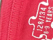 Vorschaubild 4 von Mädchen Langarmshirt Gr. 128x134 Rot Casual Baumwolle