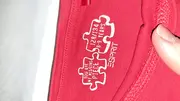 Vorschaubild 2 von Mädchen Langarmshirt Gr. 128x134 Rot Casual Baumwolle